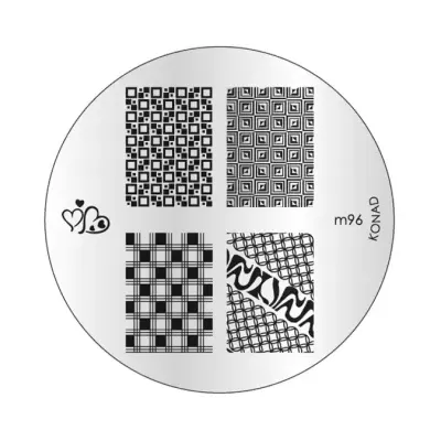 Placa de Carimbos M96 - Konad