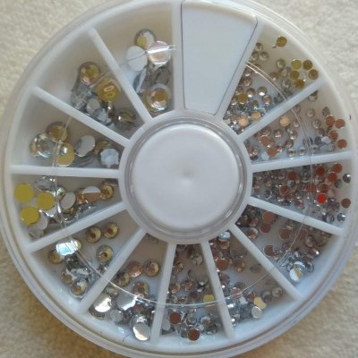 Rodinha Pedras Prateadas de vários tamanhos