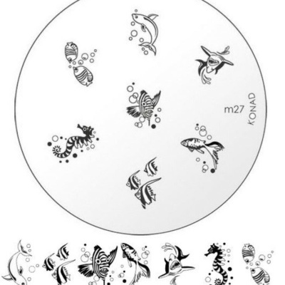 Placa  de Carimbos M27 - Konad