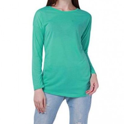 Camisola Verde Mentol com Fecho nas Costas