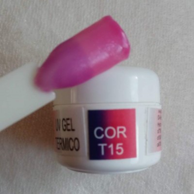 Gel Térmico T15 - Roxo / Rosa com Glitter