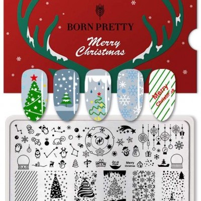 Placa de Carimbos L005 - Natal