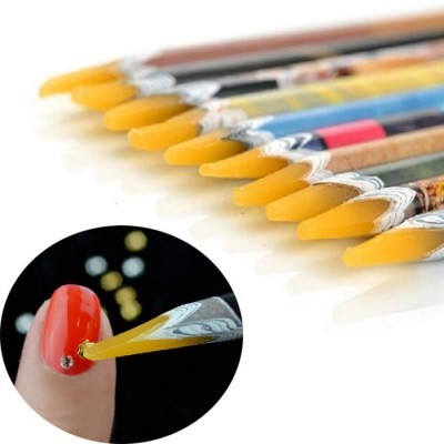 Lápis com borracha para pegar pedrinhas