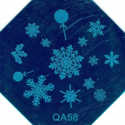 Placa de Carimbos QA58 - Natal