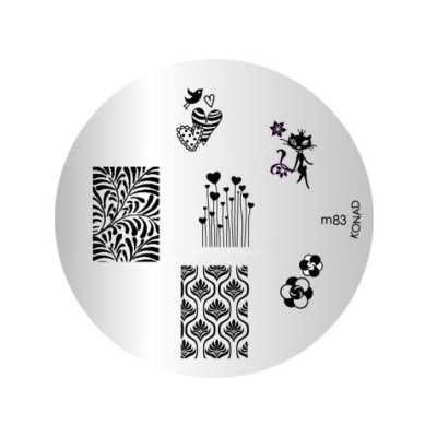 Placa de Carimbos M83 - Konad