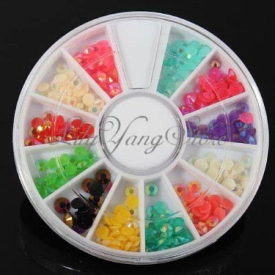 Rodinha Brilhantes Coloridos 3D