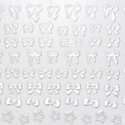 Autocolantes Laços Prateados