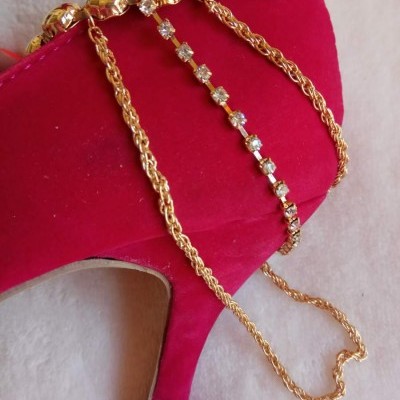 Pulseiras Dourada para sapatos