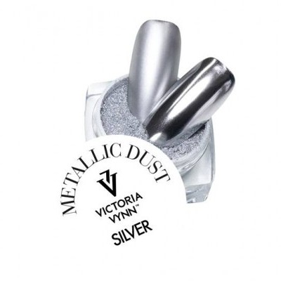 Victoria Vynn - Pó Metalizado Prateado - Silver