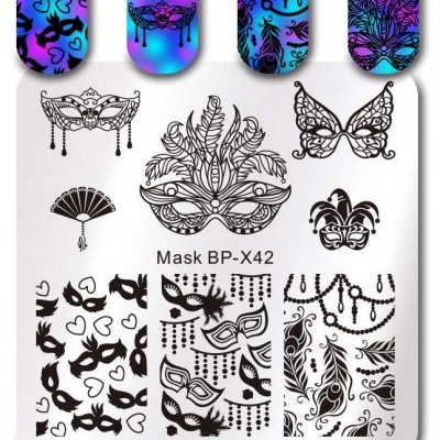 Placa de Carimbos de Carnaval BP-X42