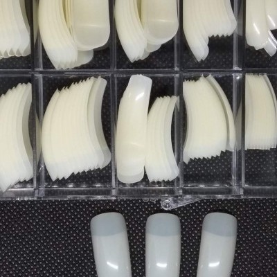 Caixa de 100 Tips Quadradas - Cor Natural