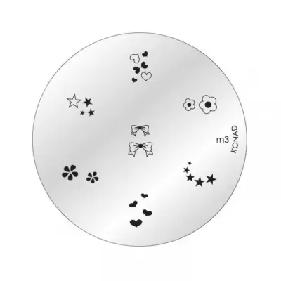 Placa  de Carimbos M3 - Konad