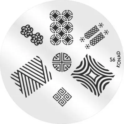 Placa de Carimbos S6 - Konad