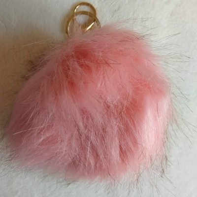 Porta-Chaves Pompom Grande Rosa