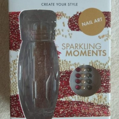 Cristais Swarovsky em frasco - Dourados