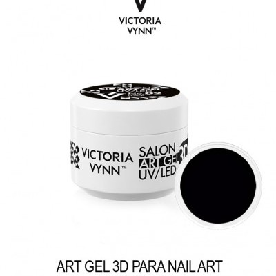 Victoria Vynn - Art Gel 3D para Nail Art - Preto - 5 ml