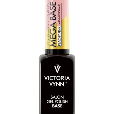 Frasco de verniz gel Victoria Vynn Mega Base cor Peachy Pink
