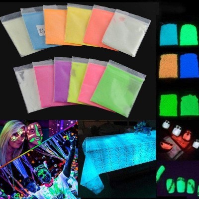 Pó que brilha no escuro - 10 gr - Limão