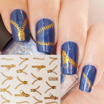 Decalques Fechos Dourados