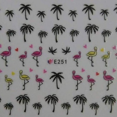 Autocolantes Flamingos E251