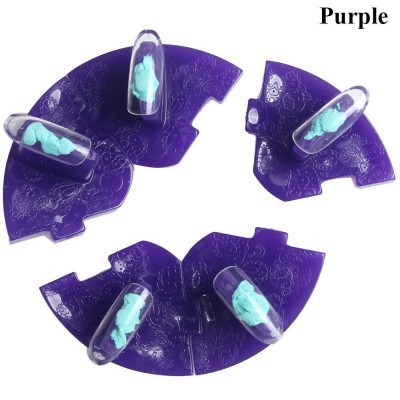 Suporte Para Nail Art com encaixe para Tips - Conjunto