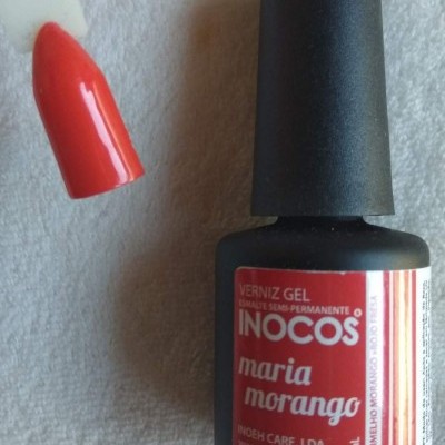 Inocos - Verniz Gel Maria Morango - 15 ml