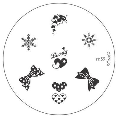 Placa de carimbos M59 - Konad