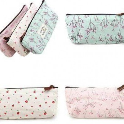 Bolsa para guardar pinceis, maquilhagem, canetas, etc.