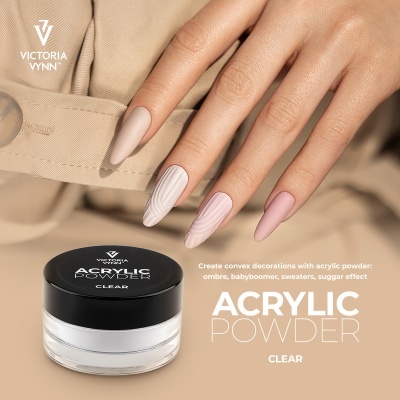 Victoria Vynn - Pó Acrilico Transparente - Para Nail Art