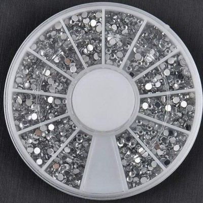 Rodinha Pedras Prateadas Pequenas 1.5 mm