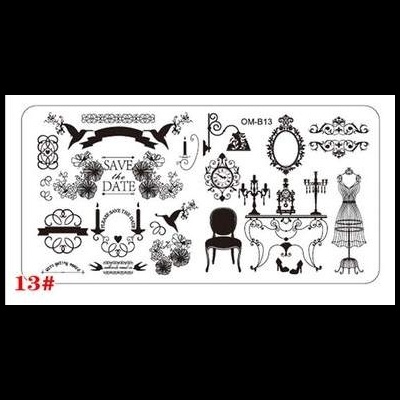 Placa de Carimbos - OM-B13