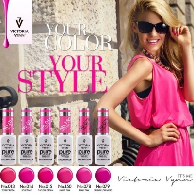 VV - Cores Verniz Gel - Rosas