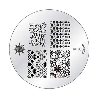 Placa de Carimbos M100 - Konad