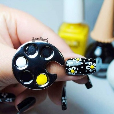 Anel de Nail Art - Redondo