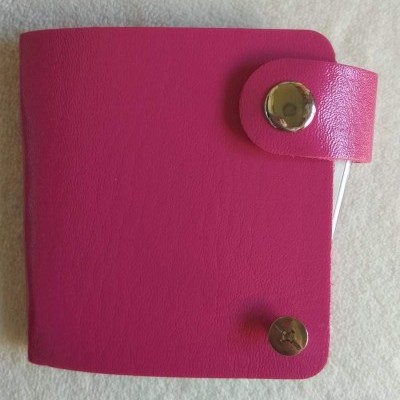 Bolsa para Placas de Carimbos Quadradas - Rosa Choque