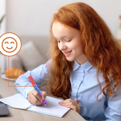 Adaptador para lápis texturizado