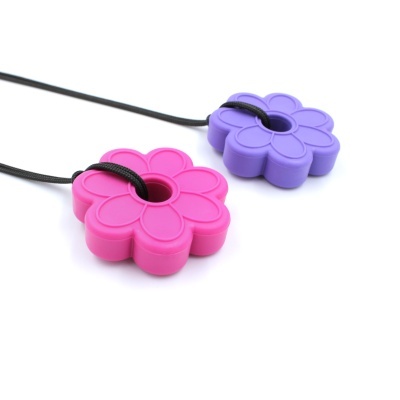 Mordedor em colar - ARK Flower (Rosa)