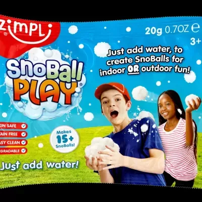 SnoBall - Neve artificial para exploração sensorial