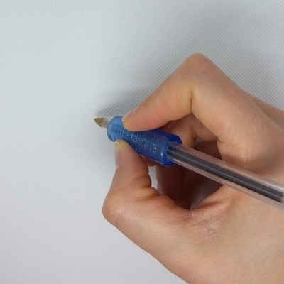 Adaptador para lápis, em silicone Adaptador para lápis, em silicone
