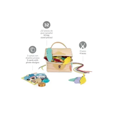 Tesouros do Pirata - Jogo de Enfiamentos