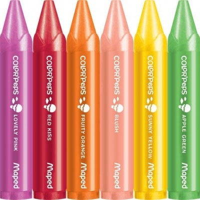 Lápis de Cera Triangulares Engrossados Maped