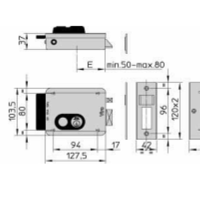 FECHADURA ELETRICA VIRO