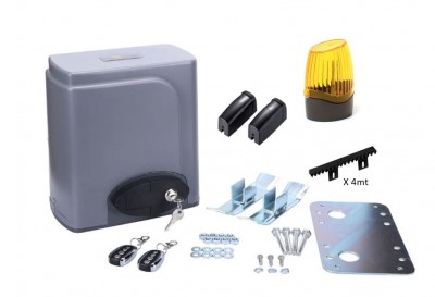 Kit de automatização para portão deslizante com acessórios