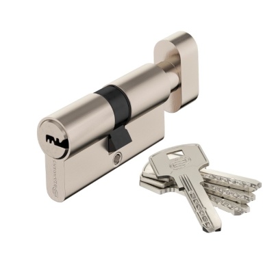 Cilindro para fechadura 30X30MM chave/botão