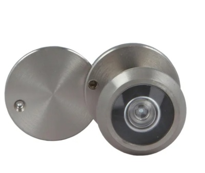 Olho mágico prateado (14mm)