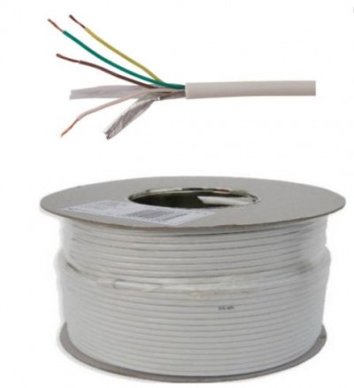 Cabo para fotocélulas/alarme 4x0.22