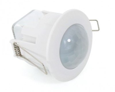 Detetor de presença PIR 360º de embutir