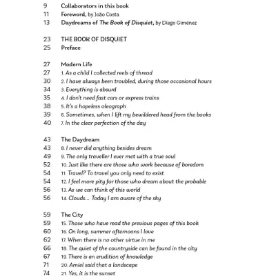 The Book of Disquiet. A Selection