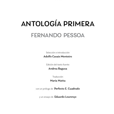 Antología Primera