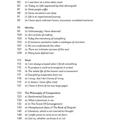 The Book of Disquiet. A Selection